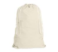 Whitmor Natural Cotton Laundry Bag, Polycotton, White, 1