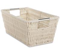 Whitmor Rattique Small Shelf Tote Latte