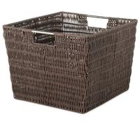 Whitmor Rattique Storage Tote Basket - Java