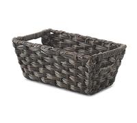 Whitmor Split Rattique Small Shelf Tote-Driftwood