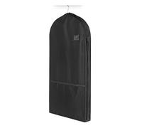 Whitmor Zippered Garment Bag with Pocket,Black
