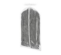 Whitmor Zippered Hanging Suit Clear,Gray, Other, 1 Bag