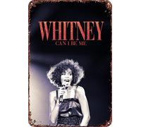 Whitney: Can I Be Me Vintage Metal Tin Sign Movie Poster Wall Art Decor 8x12 Inch for Home Cafes Office Store Pubs Club Sign Gift