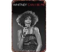 Whitney: Can I Be Me Vintage Metal Tin Sign Movie Poster Wall Art Decor 8x12 Inch for Home Cafes Office Store Pubs Club Sign Gift