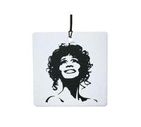 Whitney Houston Car Air Freshener (Famous Celebrity Stars Icons/Fun Xmas Christmas Stocking Filler/Secret Santa/Novelty Scented Gift)