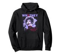 Whitney Houston Didn't We Almost Have It All Purple Photo Pullover Hoodie