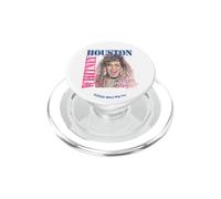 Whitney Houston Exhale Distressed Photo PopSockets PopGrip for MagSafe