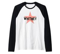Whitney Houston Hollywood Star Raglan Baseball Tee