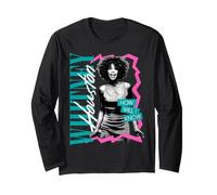Whitney Houston How Will I Know Jagged Pink Frame Long Sleeve T-Shirt