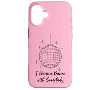 Whitney Houston I Wanna Dance With Somebody Disco Ball Case for iPhone 16