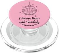 Whitney Houston I Wanna Dance With Somebody Disco Ball PopSockets PopGrip for MagSafe