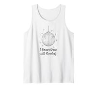 Whitney Houston I Wanna Dance with Somebody Disco Ball Tank Top