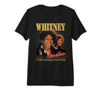 Whitney Houston I Will Always Love You Distressed Collage Premium T-Shirt