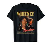 Whitney Houston I Will Always Love You Distressed Collage T-Shirt