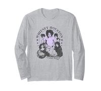 Whitney Houston I'm Every Woman Collage Long Sleeve T-Shirt