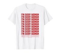 Whitney Houston I'm Every Woman T-Shirt, Men, White, Small