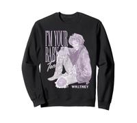 Whitney Houston I'm Your Baby Tonight Purple Photo Sweatshirt