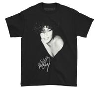 Whitney Houston Men's Photograph T-Shirt in Black | Size: Medium Whitney Houston Black M
