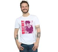 Whitney Houston Men's WHITNEY Pose T-Shirt in White | Size: 3XL Whitney Houston White 3XL