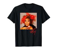 Whitney Houston Red Ribbon Signature Photo T-Shirt