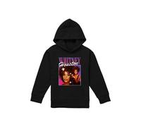 Whitney Houston She'S A Star Youth Kids Pull-Over Hoodie, Black | Size: 7-8 Years Whitney Houston Black 7-8 Years