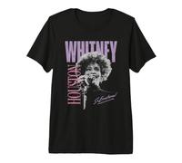 Whitney Houston So Emotional Distressed Tonal Photo Premium T-Shirt