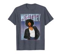 Whitney Houston So Emotional T-Shirt, Men, Heather Blue, XX-Large