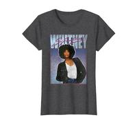 Whitney Houston So Emotional T-Shirt, Women, Dark Heather Grey, Large
