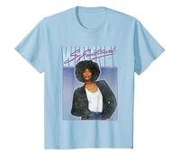 Whitney Houston So Emotional T-Shirt, Youth, Baby Blue, X-Small