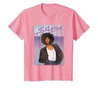 Whitney Houston So Emotional T-Shirt, Youth, Pink, X-Small