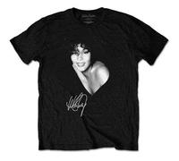 Whitney Houston T Shirt Black and White Photo Official Unisex Black S