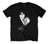 Whitney Houston T Shirt Black and White Photo Official Unisex Black S