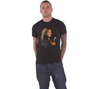 Whitney Houston T Shirt Vintage Mic Photo Official Mens Black L
