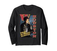 Whitney Houston Where Broken Hearts Go Distressed Photo Long Sleeve T-Shirt