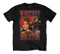 Whitney Houston - Whitney Houston Mens Tshirt -S- 90s Homage Black