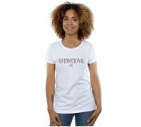Whitney Houston Women's So Emotional Cotton T-Shirt in White | Size: Large Whitney Houston White L