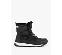 Whitney II Black Nylon Short Lace Ankle Boots - Black Fabric / 4