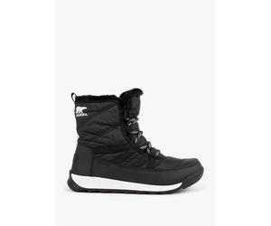 Whitney II Black Nylon Short Lace Ankle Boots - Black Fabric / 4