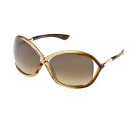 Whitney Oversized Soft Round Sunglasses - female - Tom Ford - Sunglasses - Brown - 64 MM - Accessories 64 MM