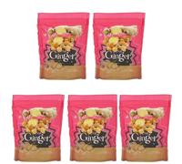 Whitorths Crystallised Fiery Ginger | 5 X 175g | Fine Ginger Crystals | Perfect for Vegan Baking & Cooking | GMO-Free Baking Supplies