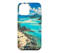 WHITSUNDAY ISLANDS representation by #LeoPepeDesign, Case for iPhone 12 Pro Max