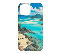 WHITSUNDAY ISLANDS representation by #LeoPepeDesign, Case for iPhone 15