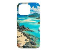 WHITSUNDAY ISLANDS representation by #LeoPepeDesign, Case for iPhone 16 Pro