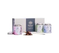 Whittard Alice in Wonderland Mini Caddy Gift Box: Tea Gift Set, 29.5cm (W) x 7.5cm (H) x 12cm (D), 3 Items, English Rose, Earl Grey, English Breakfast