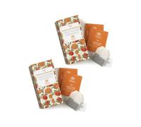 Whittard Green Tea Flavored with Mango & Bergamot - 2 x 25 Tea Bags (100 Grams)
