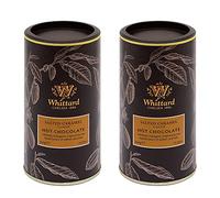 Whittard of Chelsea | Salted Caramel Flavour Hot Chocolate | Gift Set For Men & Women | Suitable for Vegans & Vegetarians | Compatible For Use With Velvetiser | 2 Pack