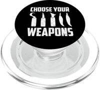 Whittling wood carving whittler choose your weapons PopSockets PopGrip for MagSafe