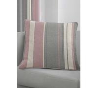 Whitworth Stripe Filled Cushion Blush