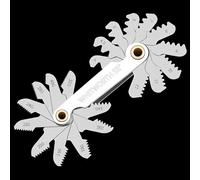 Whitworth Thread Gauge 55 Degree 20 Blades, TPI 4.5-48 Thread Measuring Tool Steel Thread Measuring Tool, Thread Profiles and Locking Devices (Thread Gauge