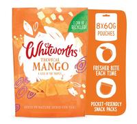 Whitworths Dried Mango 8X60g | Mango Slices with No Added Sugar | Healthy Snack | Vegetarian, Non-GMO, Gluten Free | 1 of 5 a Day